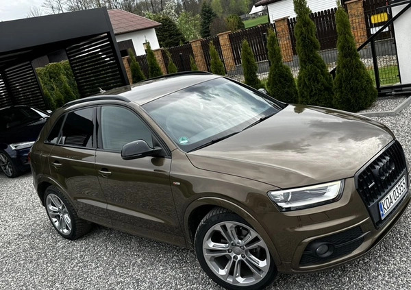 Audi Q3 cena 82900 przebieg: 184000, rok produkcji 2014 z Połaniec małe 497